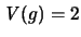 ${\mathit V}(g) = 2$