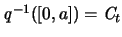 ${\mathit q}^{-1}([0,a]) =
{\mathbf{\mathit C}}_t $