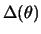 $\Delta(\theta)$