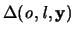 $\Delta({\mathit o},{\mathit l},{\mathbf y})$