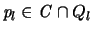 ${\mathit p}_l \in {\mathbf{\mathit C}} \cap Q_l$