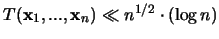 $T({\mathbf x}_1,...,{\mathbf x}_n ) \ll n^{1/2} \cdot (\log n)$