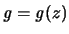 ${\mathit g} = {\mathit g}(z)$