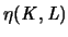 $\eta({\mathit K},{\mathit L})$