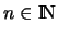 $n \in {\rm I\mkern-3mu N}$