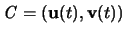 ${\mathit C} = ({\mathbf u}(t),{\mathbf v}(t))$