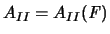 $A_{II} = A_{II}({\mathit F})$