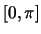 $[0,\pi]$